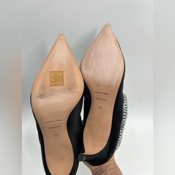 The New Arrivals by Ilkyaz Ozel Jace Ankle Boot 55 in Black - Picture 10 of 12